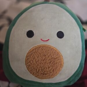 Squishmallows Green and Brown Avocado Stuffed Animal
